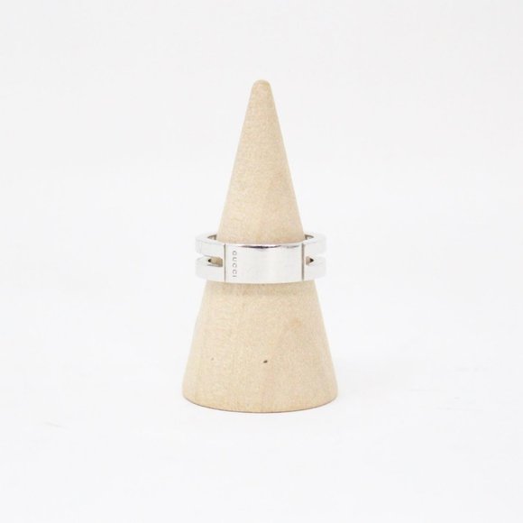 GUCCI #37193 Silver Open Band Ring (Size 5.5) - Picture 2 of 5
